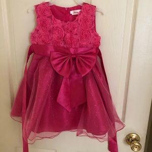 Girls pink dress